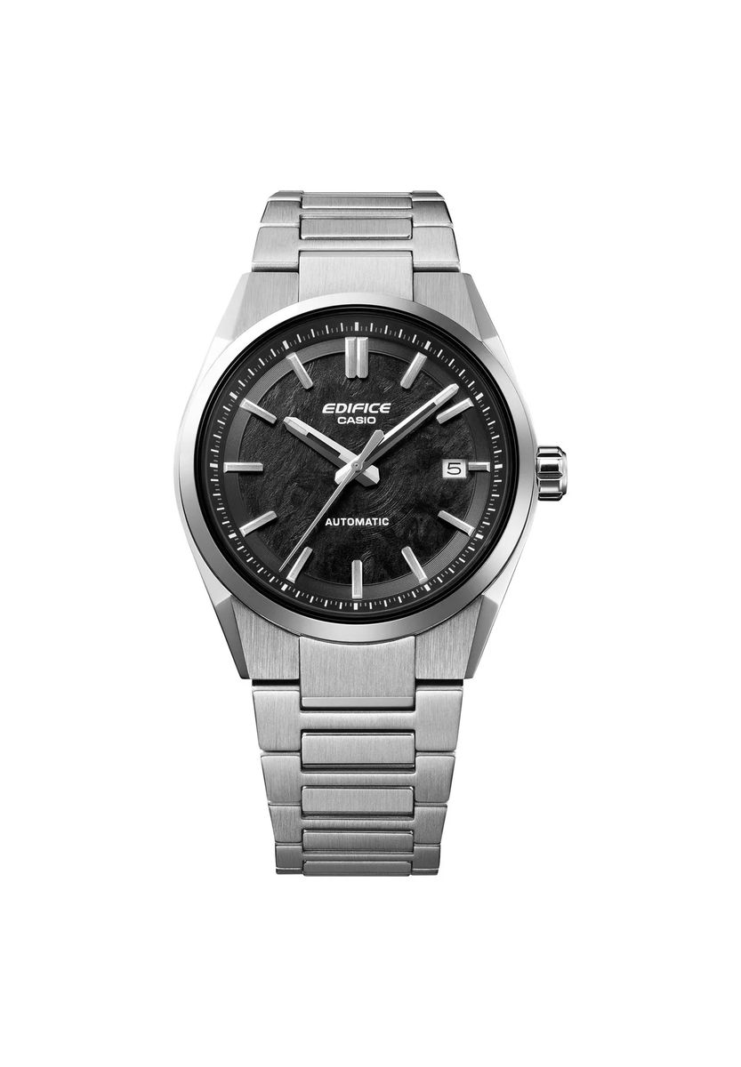 Automatik-Armbanduhr mit strukturiertem Zifferblatt