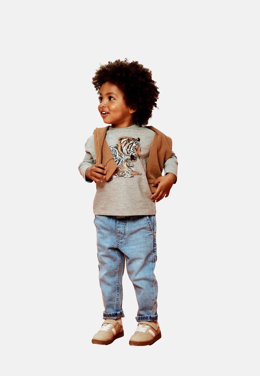 name it® Jeanshose, Five-Pocket, für Kinder, blau, 92