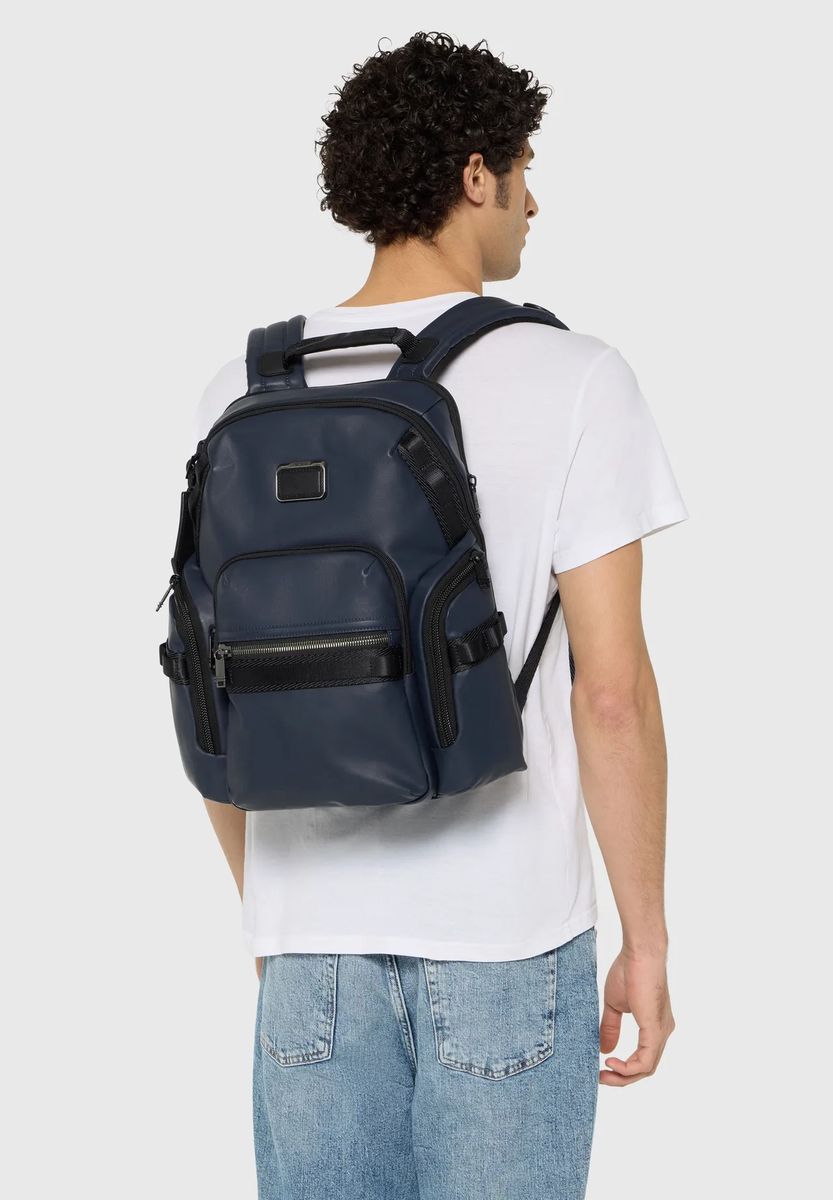 Funktionaler Laptop-Rucksack aus Kunstleder