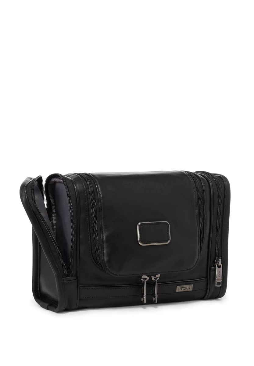 Hängende Reise-Kulturtasche aus Leder