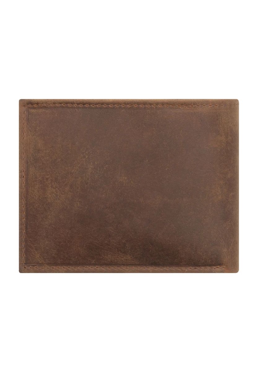 Klassische Leder-Brieftasche zum Aufklappen