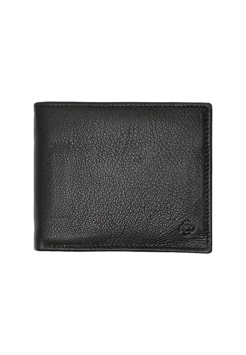 RFID Bifold-Geldbörse aus genarbtem Leder