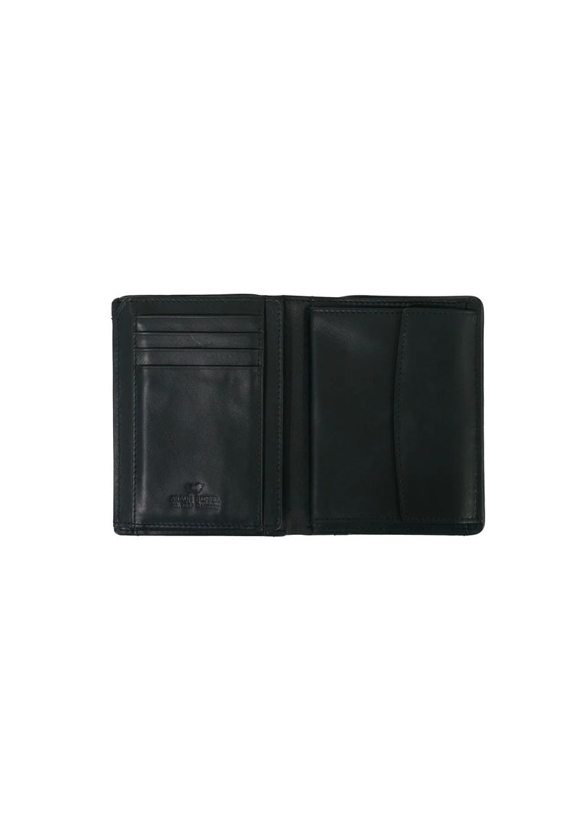 Genarbte Leder-Brieftasche mit RFID-Schutz
