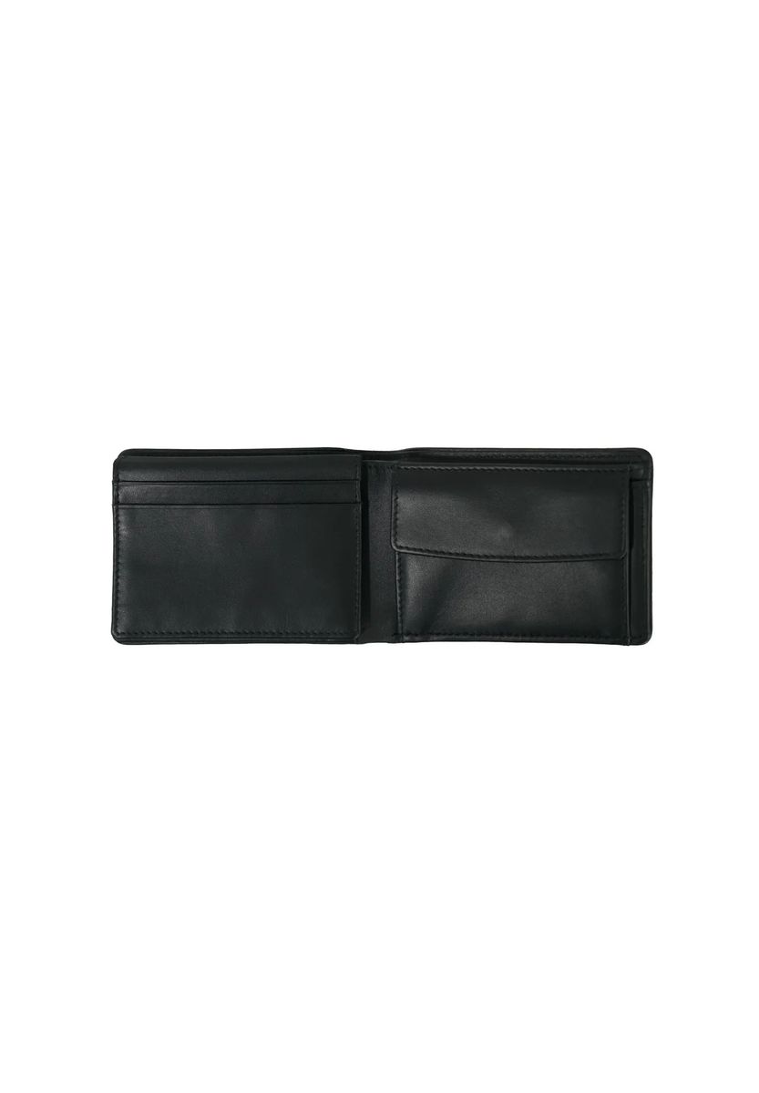 Bifold-Geldbörse aus strukturiertem Leder