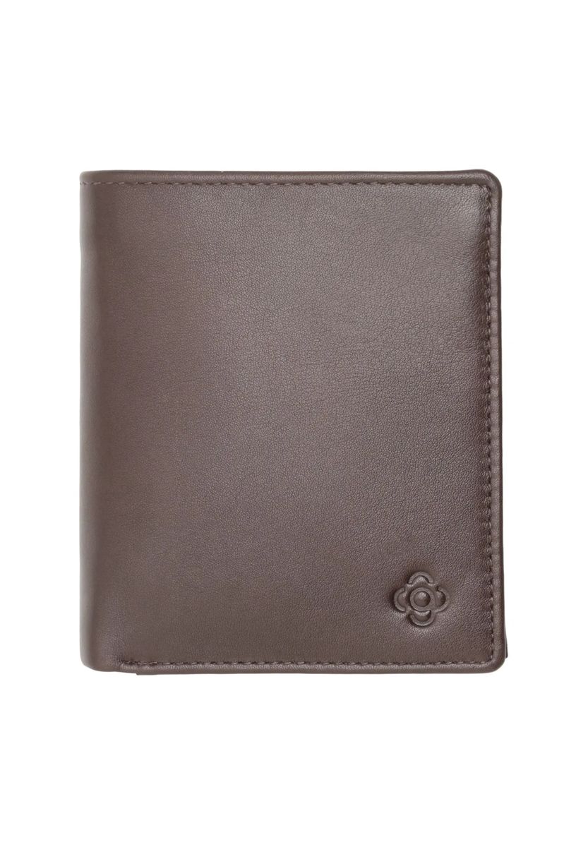 Minimalistische Leder-Brieftasche im Bifold-Stil