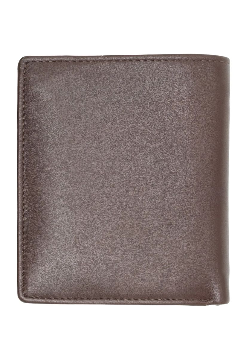 Minimalistische Leder-Brieftasche im Bifold-Stil