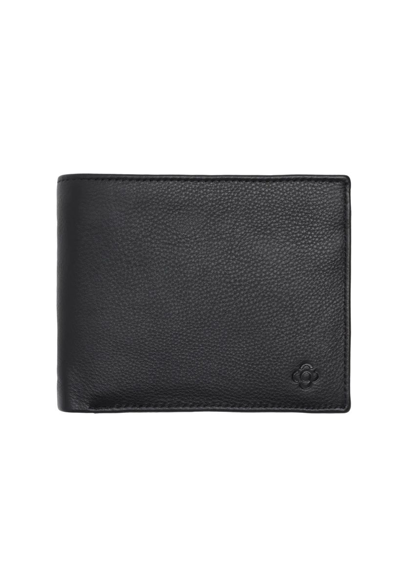 Bifold-Brieftasche aus strukturiertem Leder