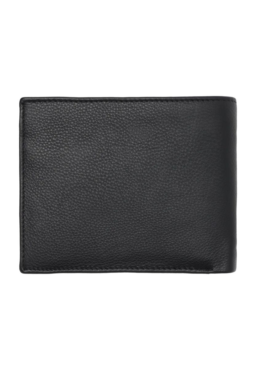 Bifold-Brieftasche aus strukturiertem Leder
