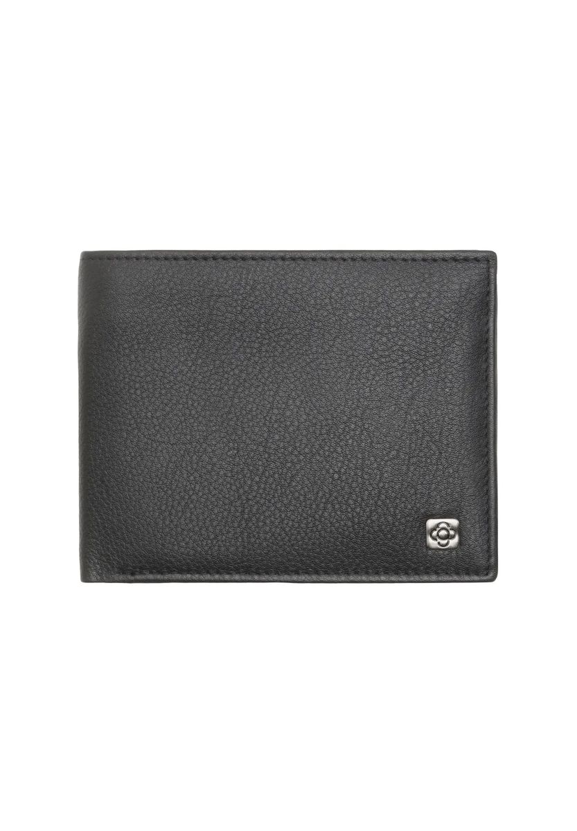 Minimalistische Brieftasche aus genarbtem Leder