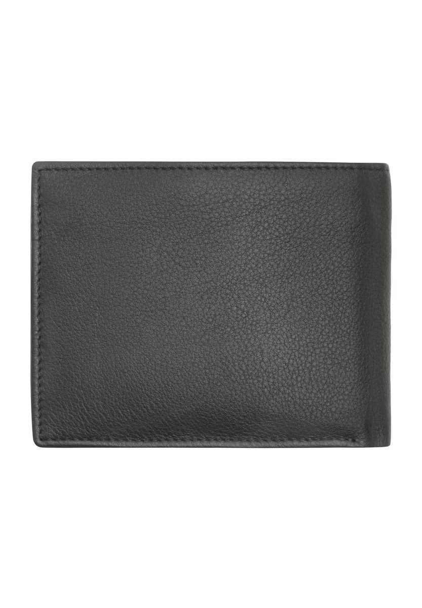 Minimalistische Brieftasche aus genarbtem Leder