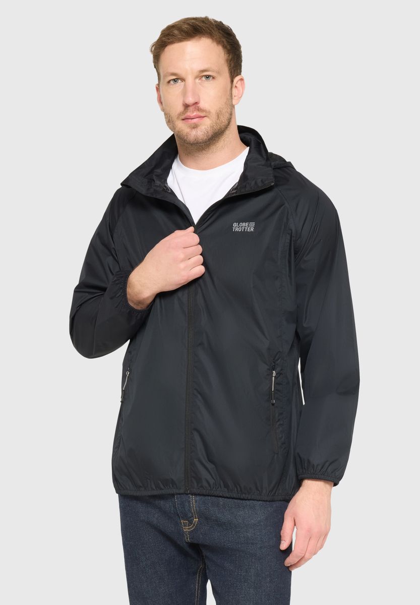 Leichte Outdoor-Windjacke mit Kapuze