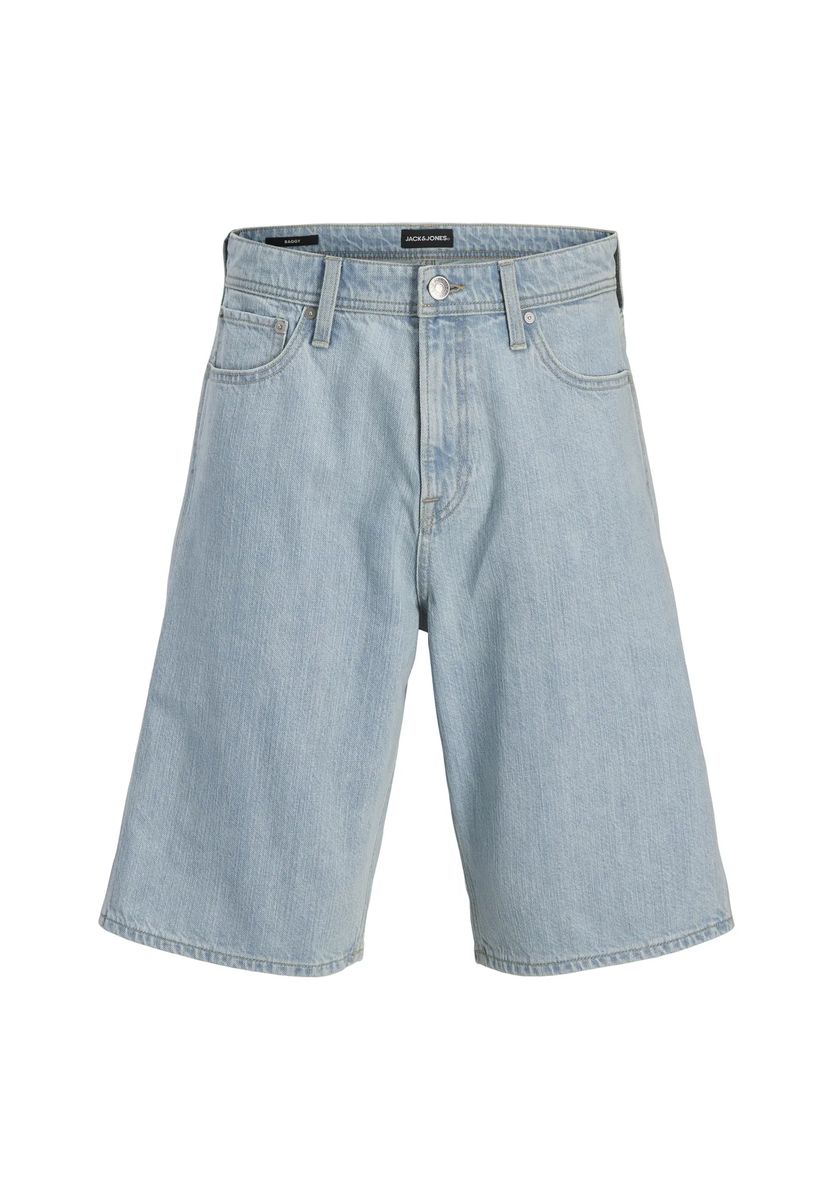 Baggy Denim-Shorts in Hellblau