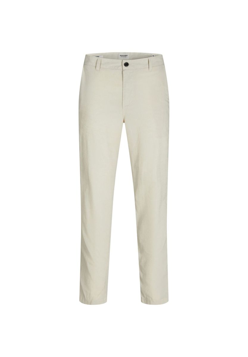 Klassische Chinohose mit Leinenanteil