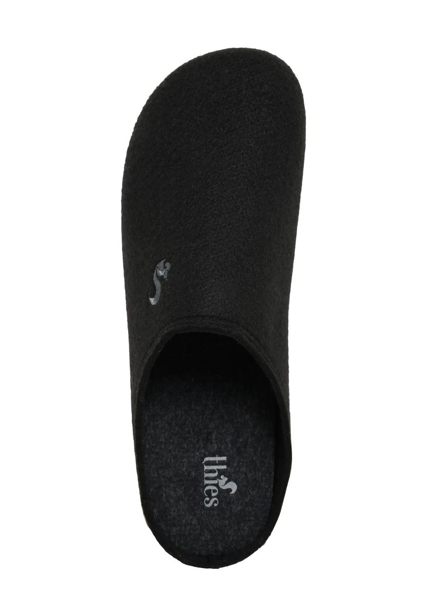 Bestickte Wollfilz-Clogs