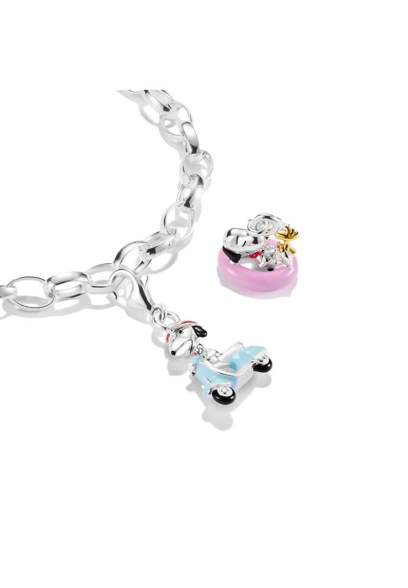 Snoopy und Woodstock Schwimmring Charm