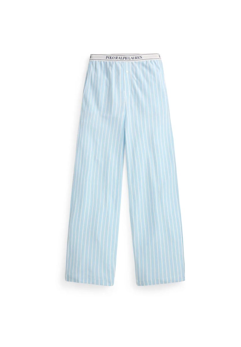 Gestreifte Pyjamahose aus Oxford-Strick