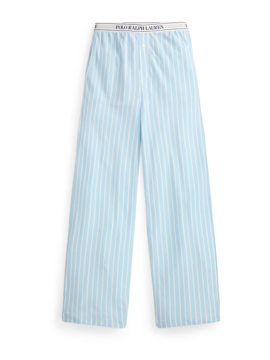 Gestreifte Pyjamahose aus Oxford-Strick
