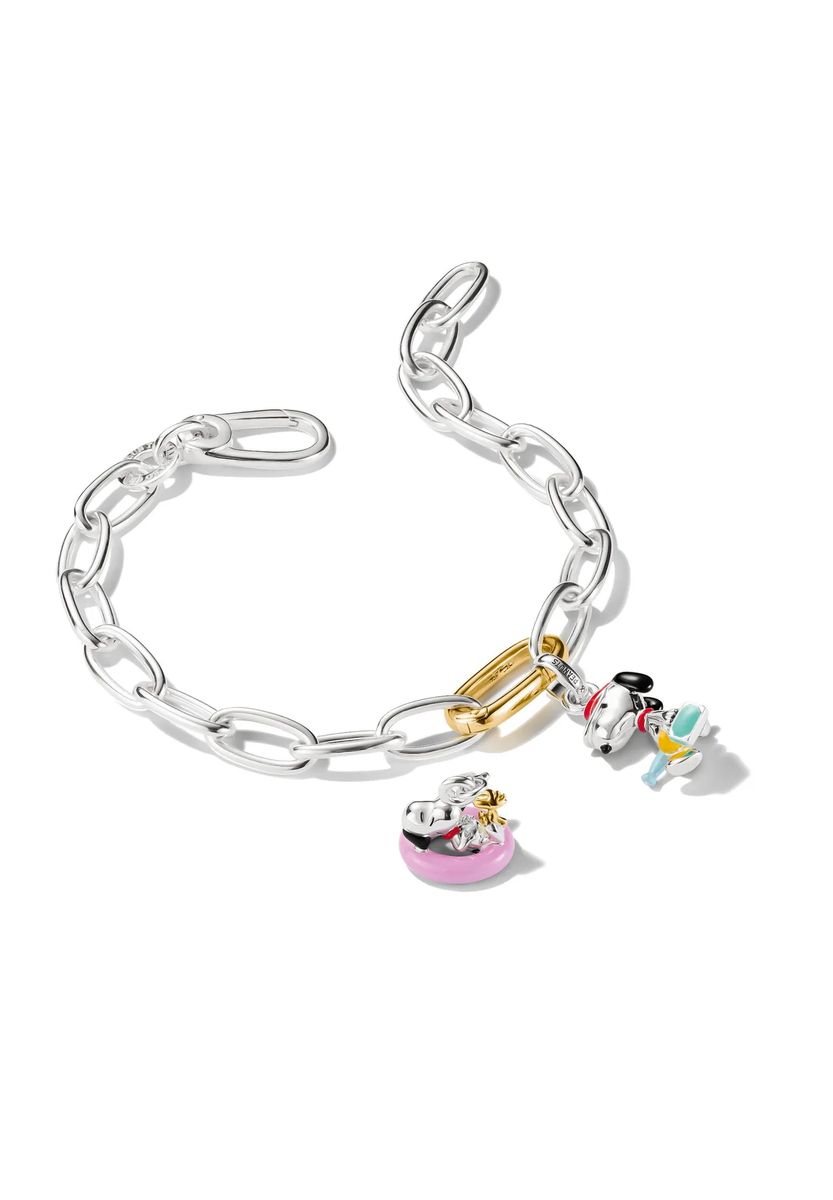 Snoopy Reise-Charm mit Emaille