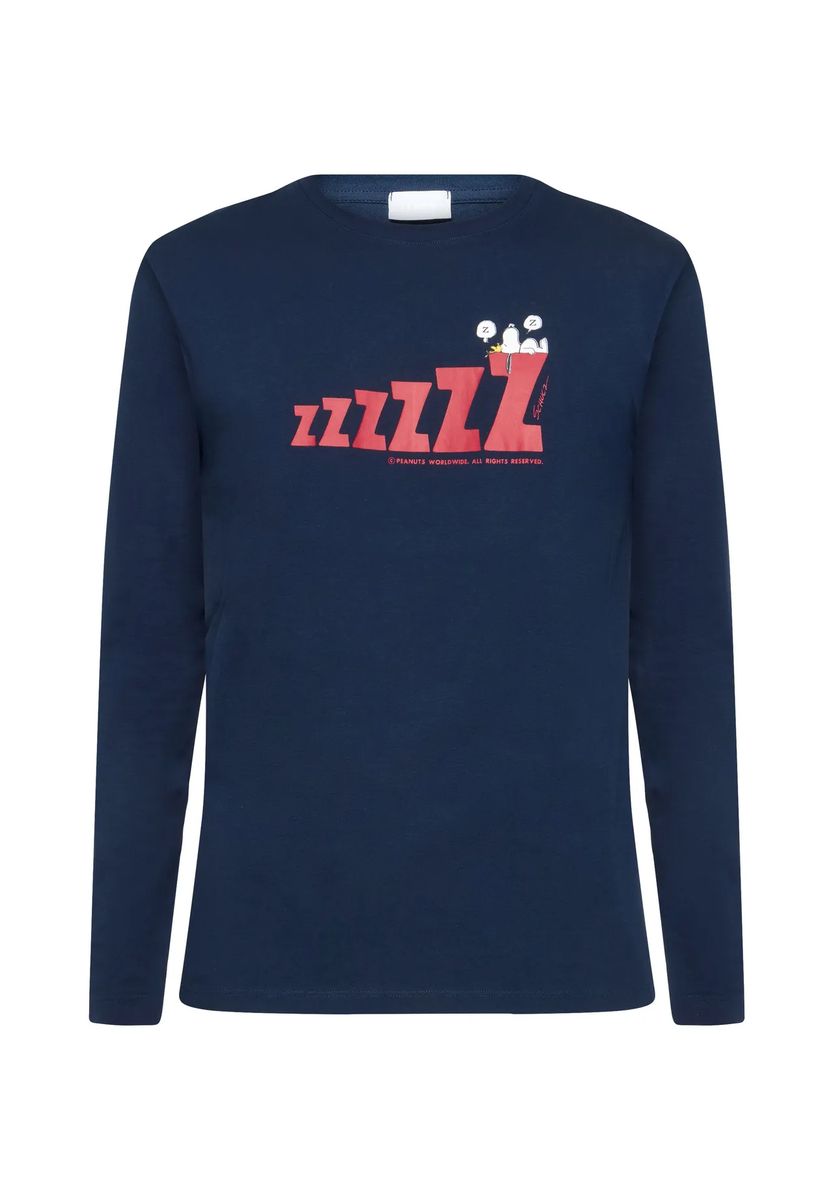 Langarm-Schlafshirt mit Peanuts-Grafik