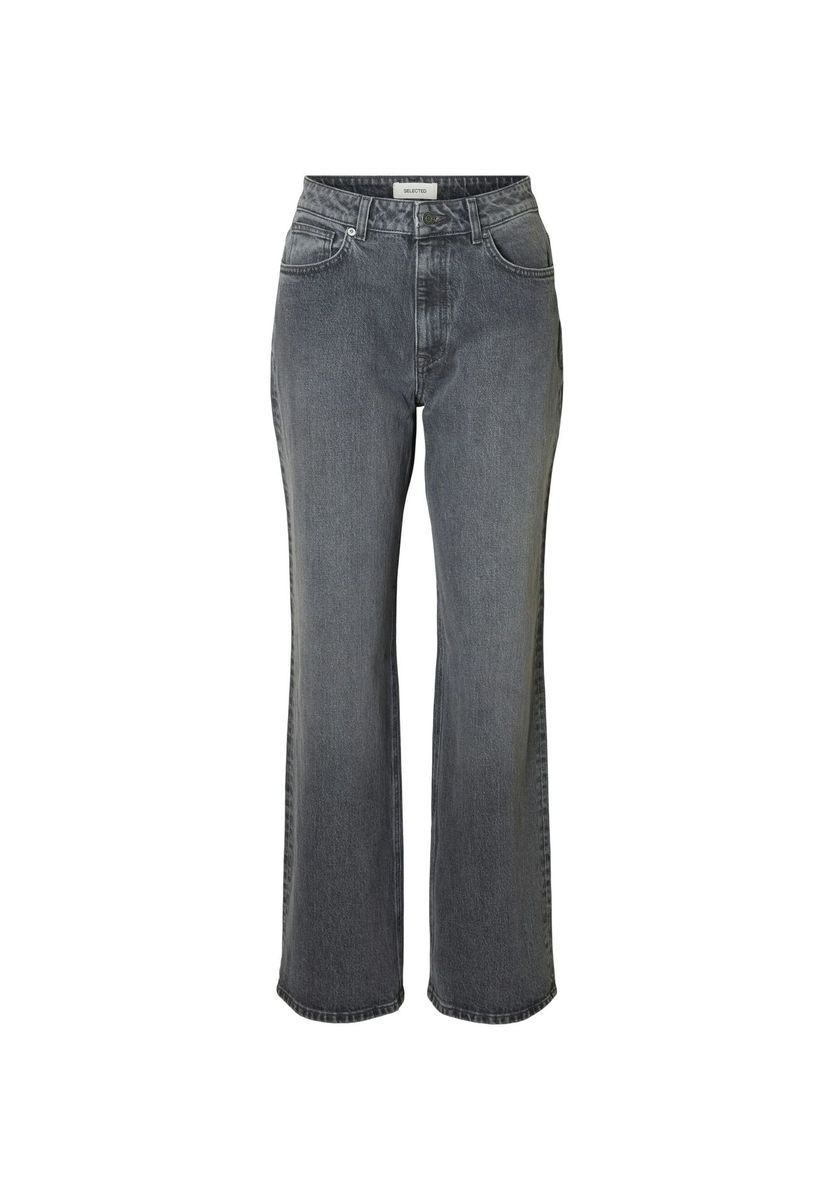 Damen High-Waist Wide-Leg Jeans