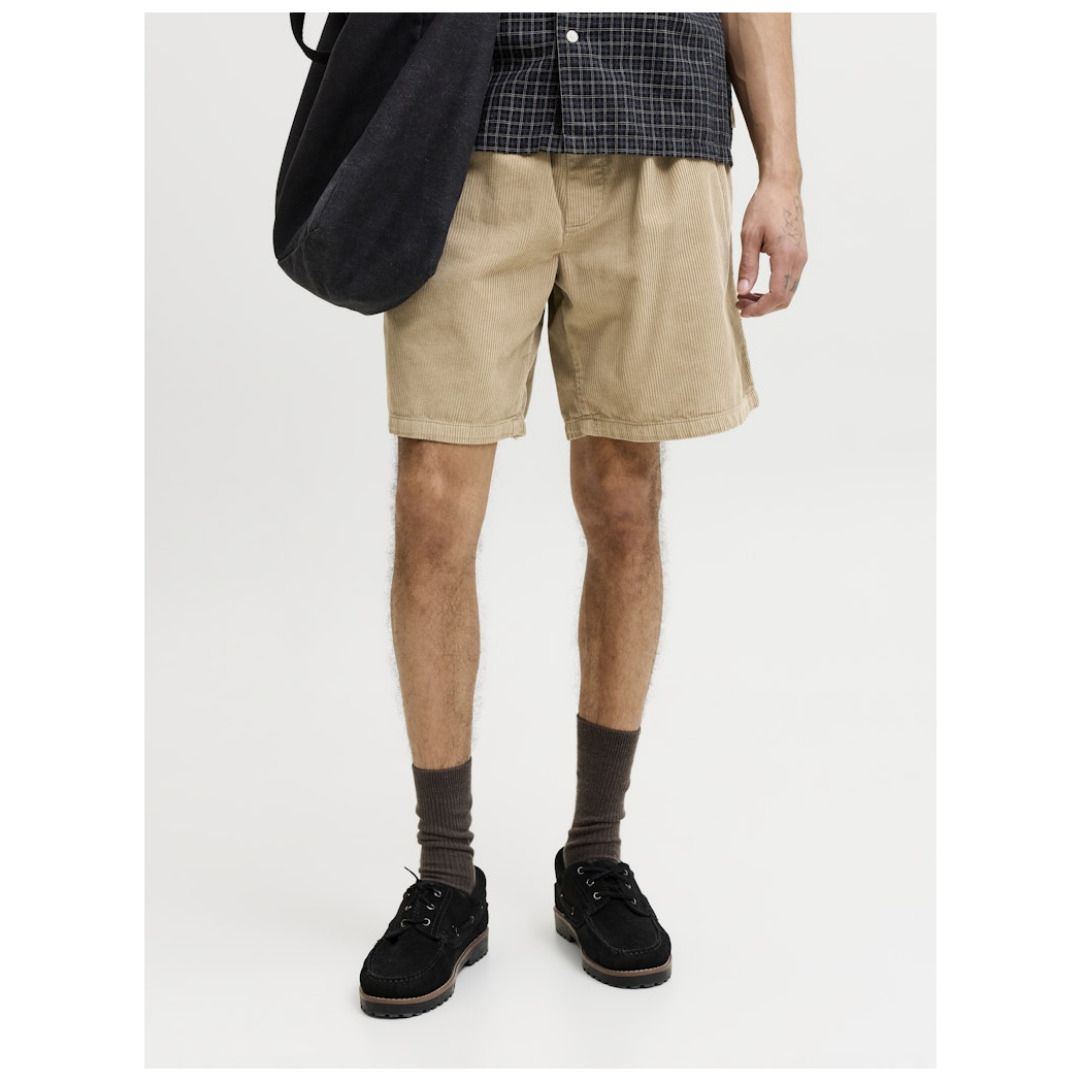 Lockere Cordshorts mit Tunnelzug