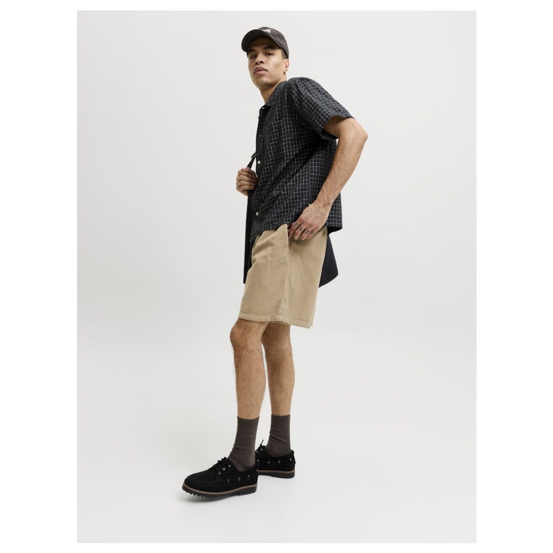 Lockere Cordshorts mit Tunnelzug