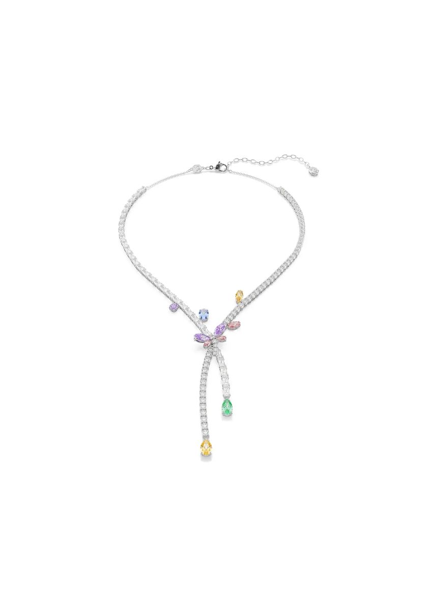 Elegante Libellen-Lariat-Kette mit Zirkonia