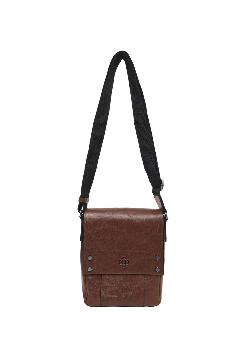 Strukturierte Crossbody aus Leder