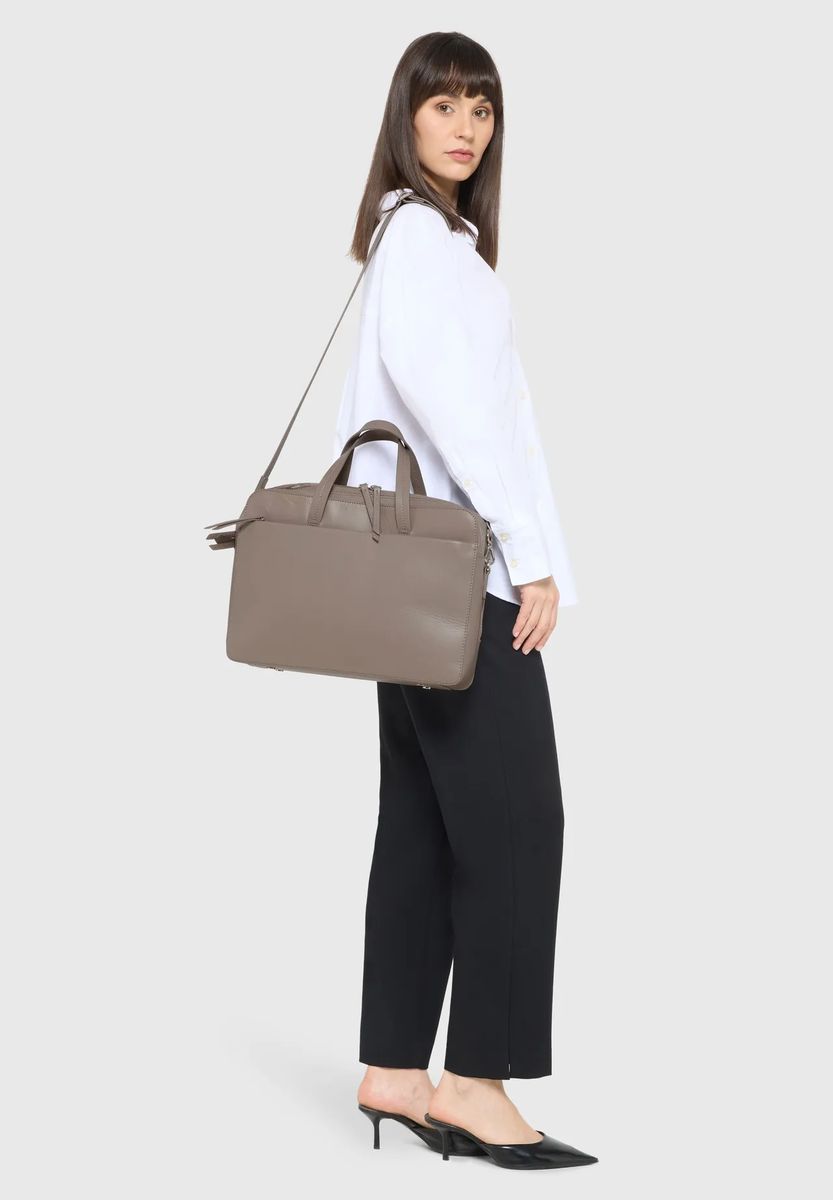 Professionelle Leder-Business-Laptoptasche