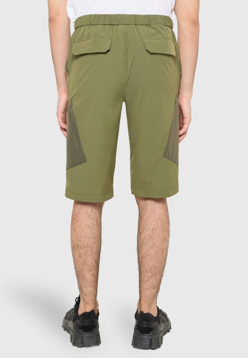 Zweifarbige Outdoor-Cargo-Shorts