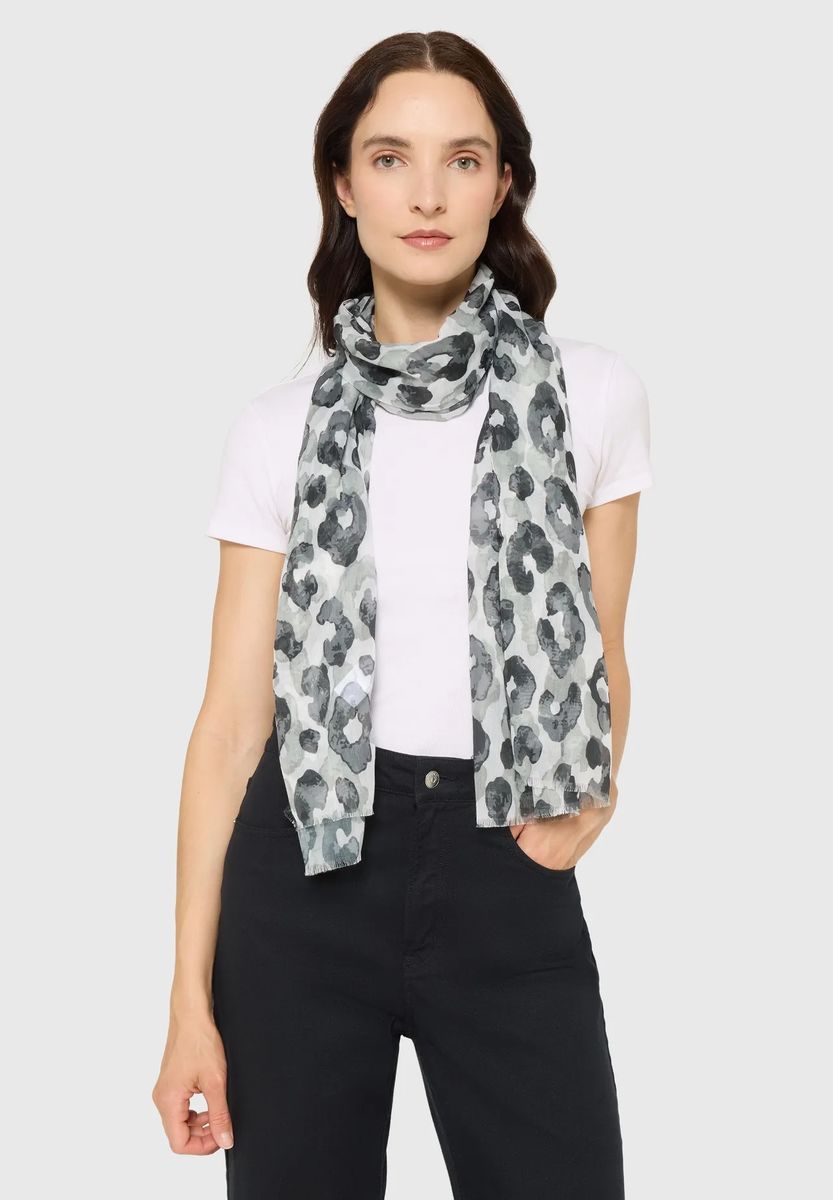 Wrap mit abstraktem Leopardenmuster