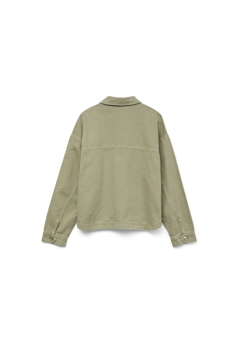 Lässige Jeansjacke mit Knopfleiste für Damen