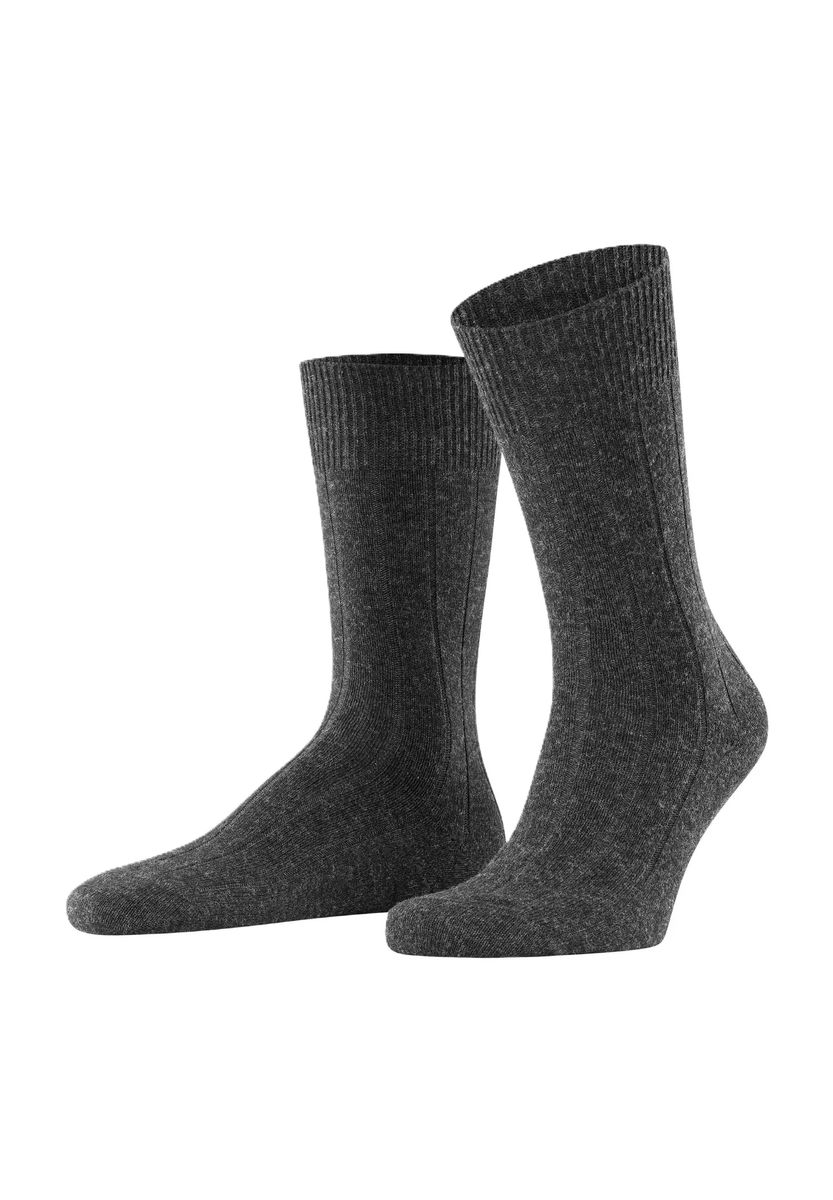 Lhasa Wollsocken mit Rippstruktur