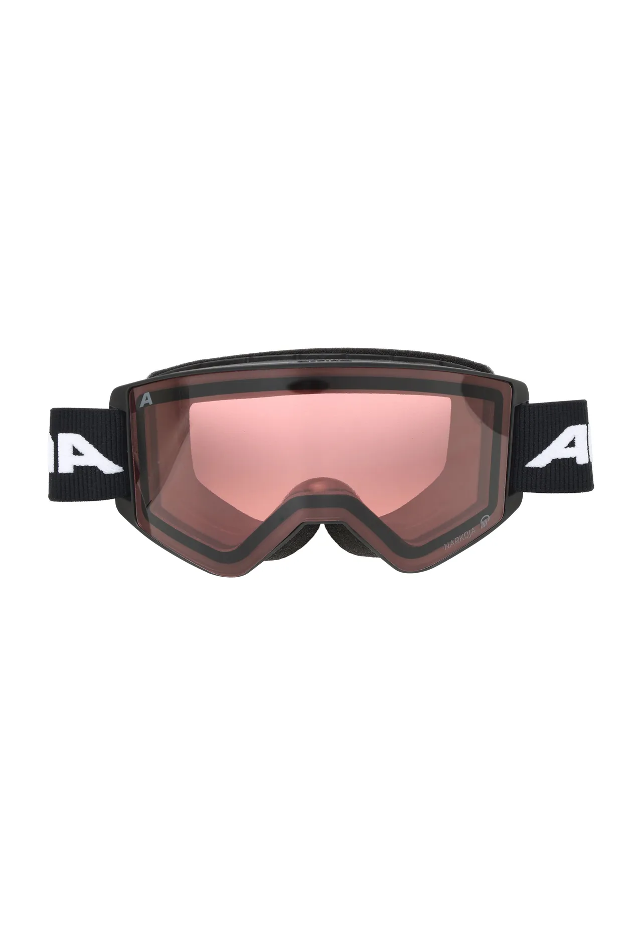 Kontrastverstärkende Skibrille mit Rahmen