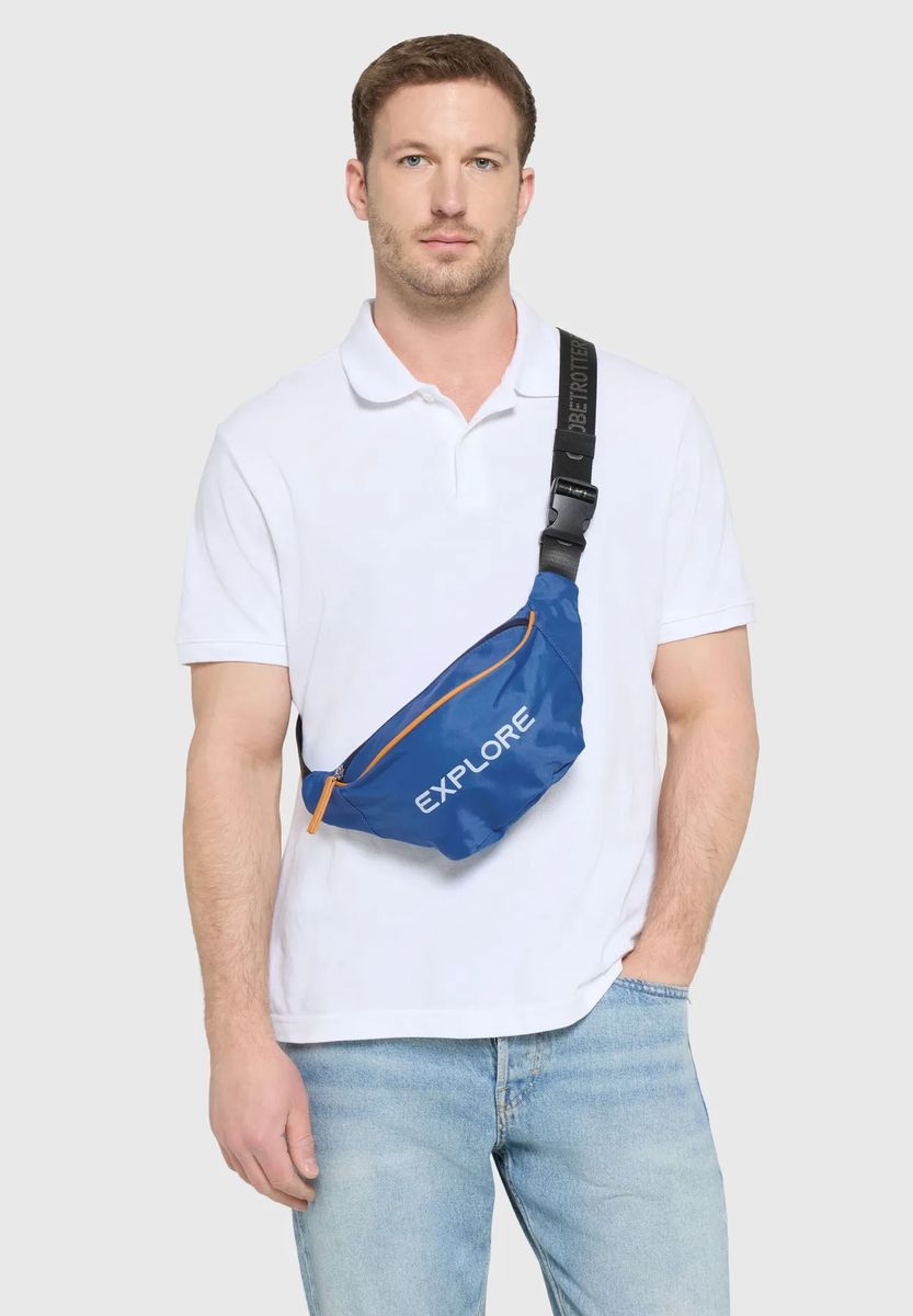 Sportliche Gürteltasche mit Paspelierung