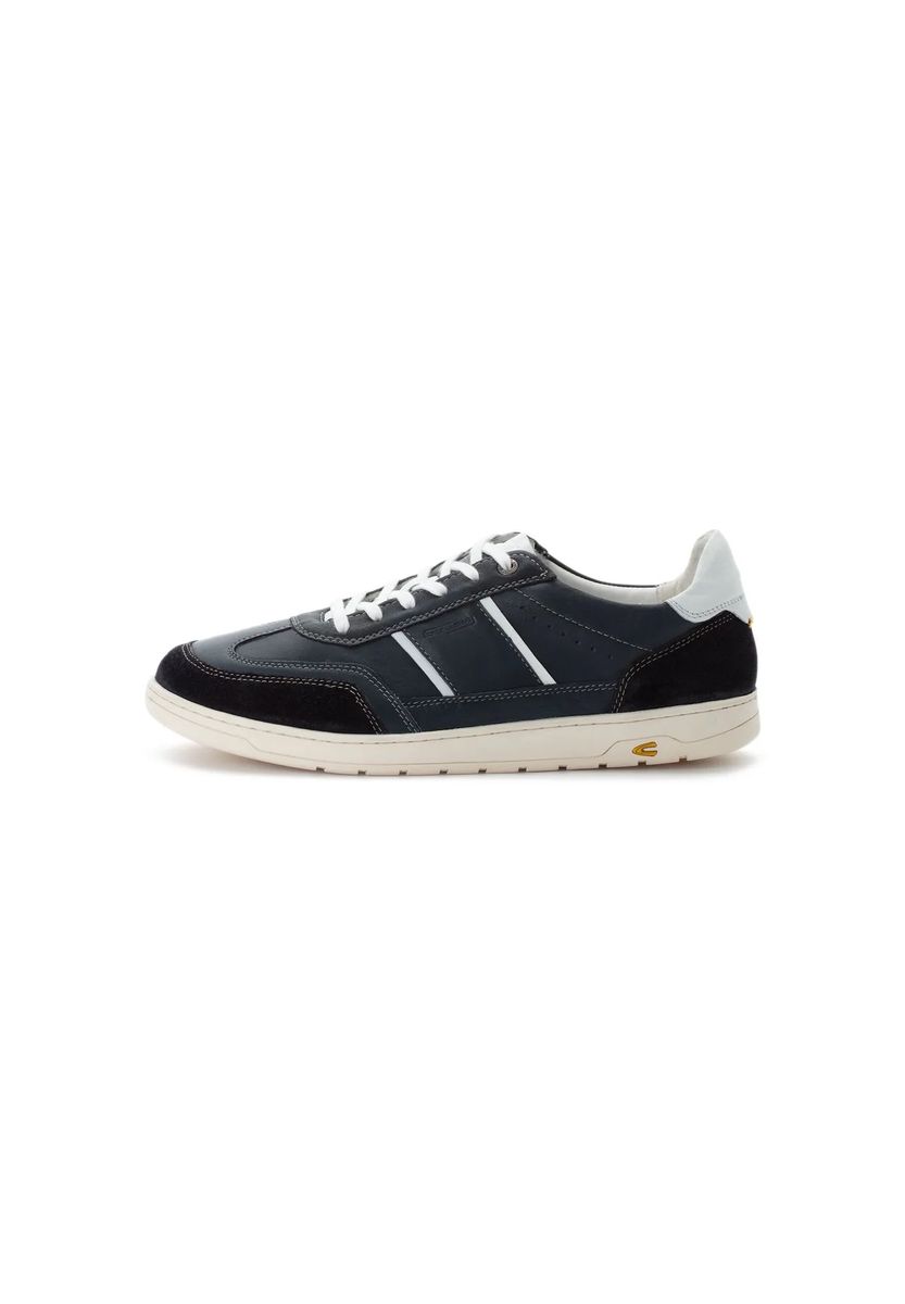 Lässige Leder-Sneaker mit Kontrastdetails