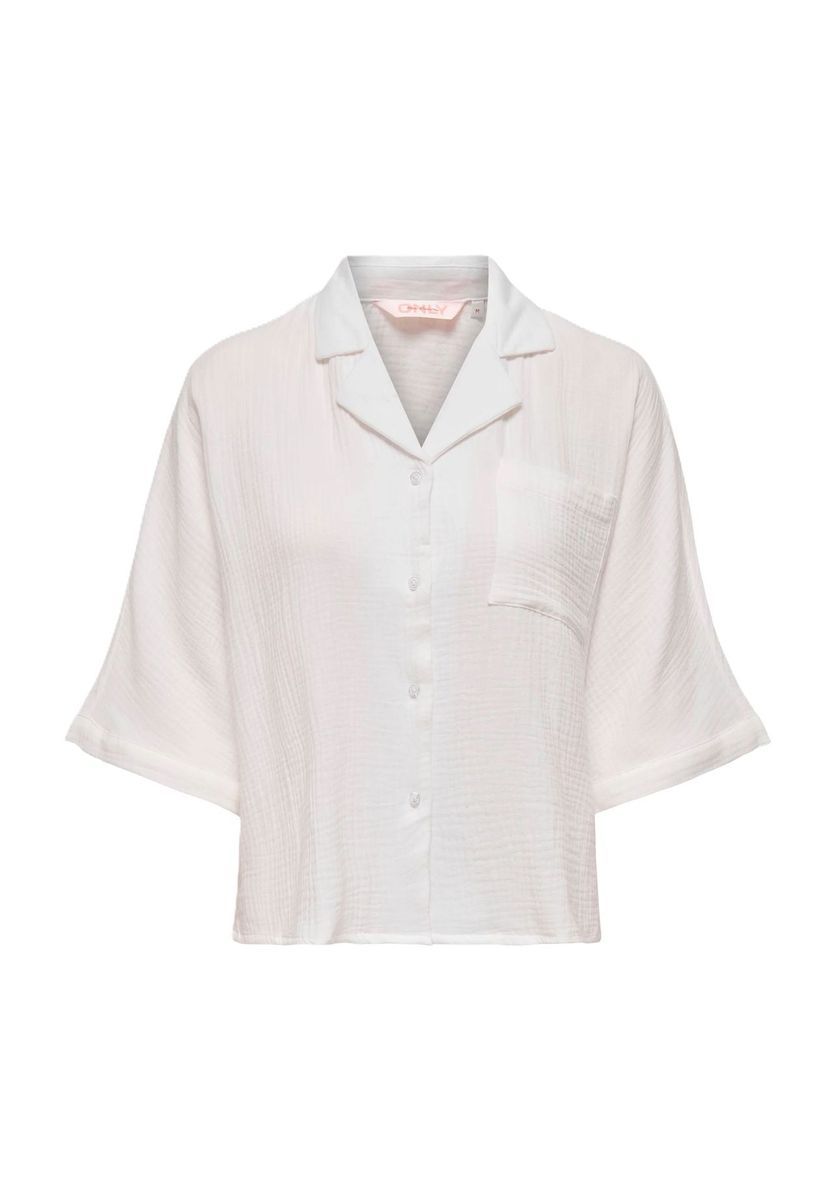 Locker geschnittenes Kurzarmhemd