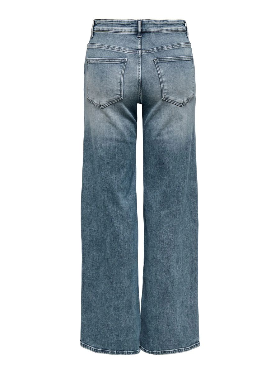 Weitgeschnittene Jeans mit hoher Taille