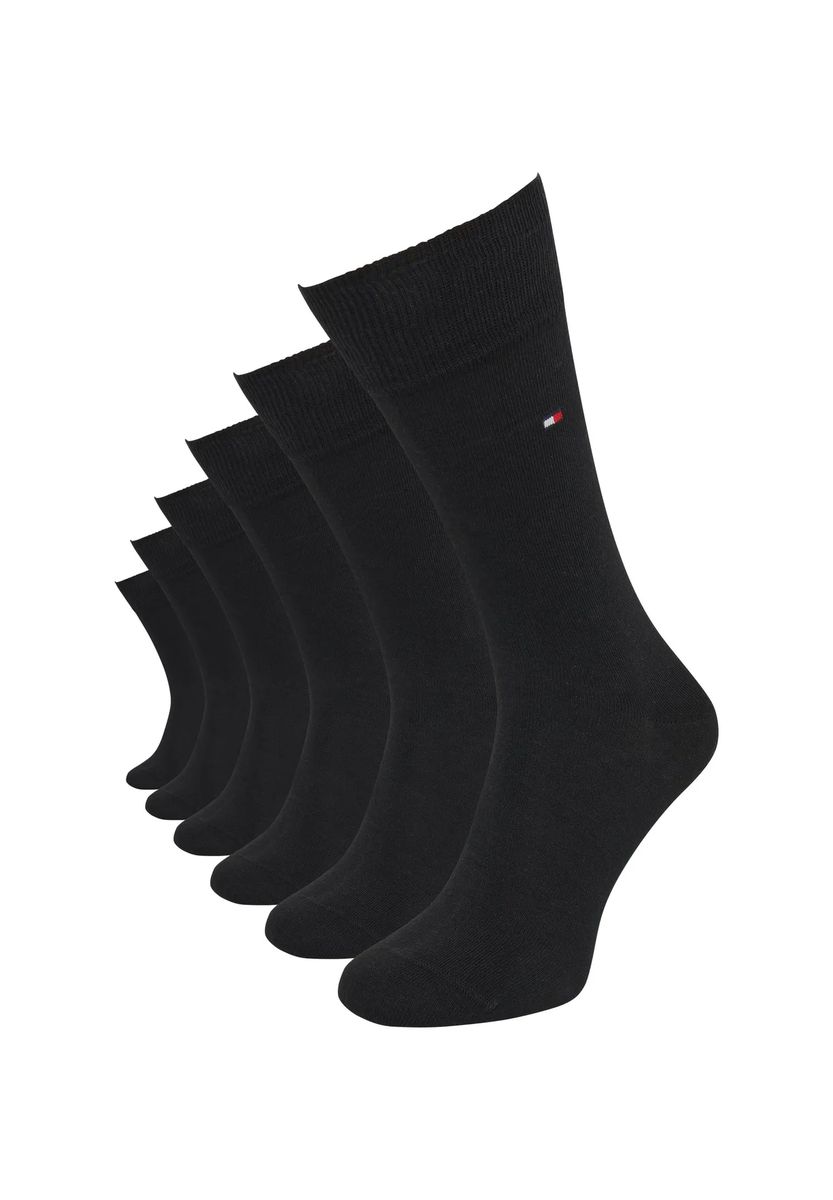 Klassische gerippte Crew-Socken
