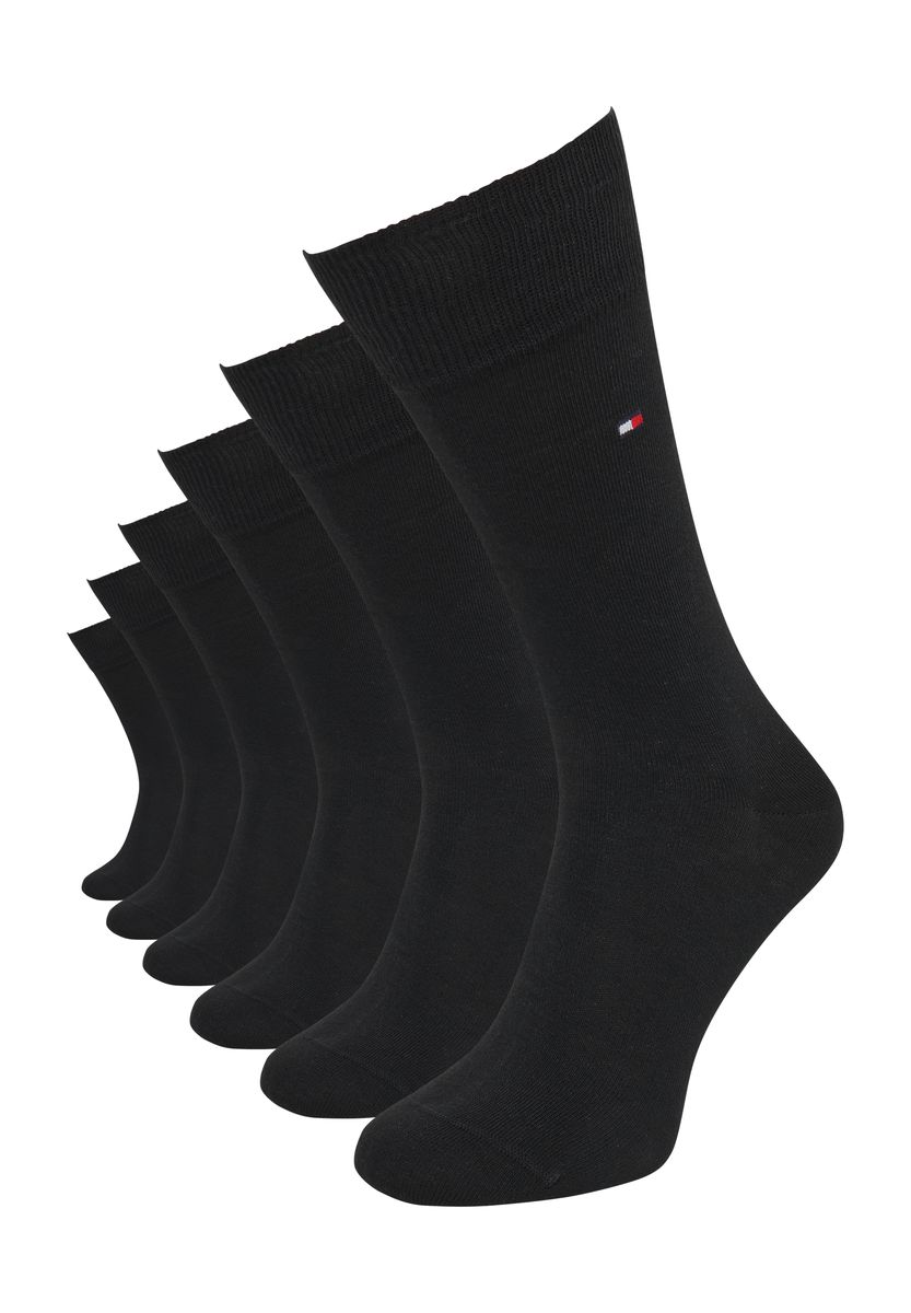 Klassische gerippte Crew-Socken
