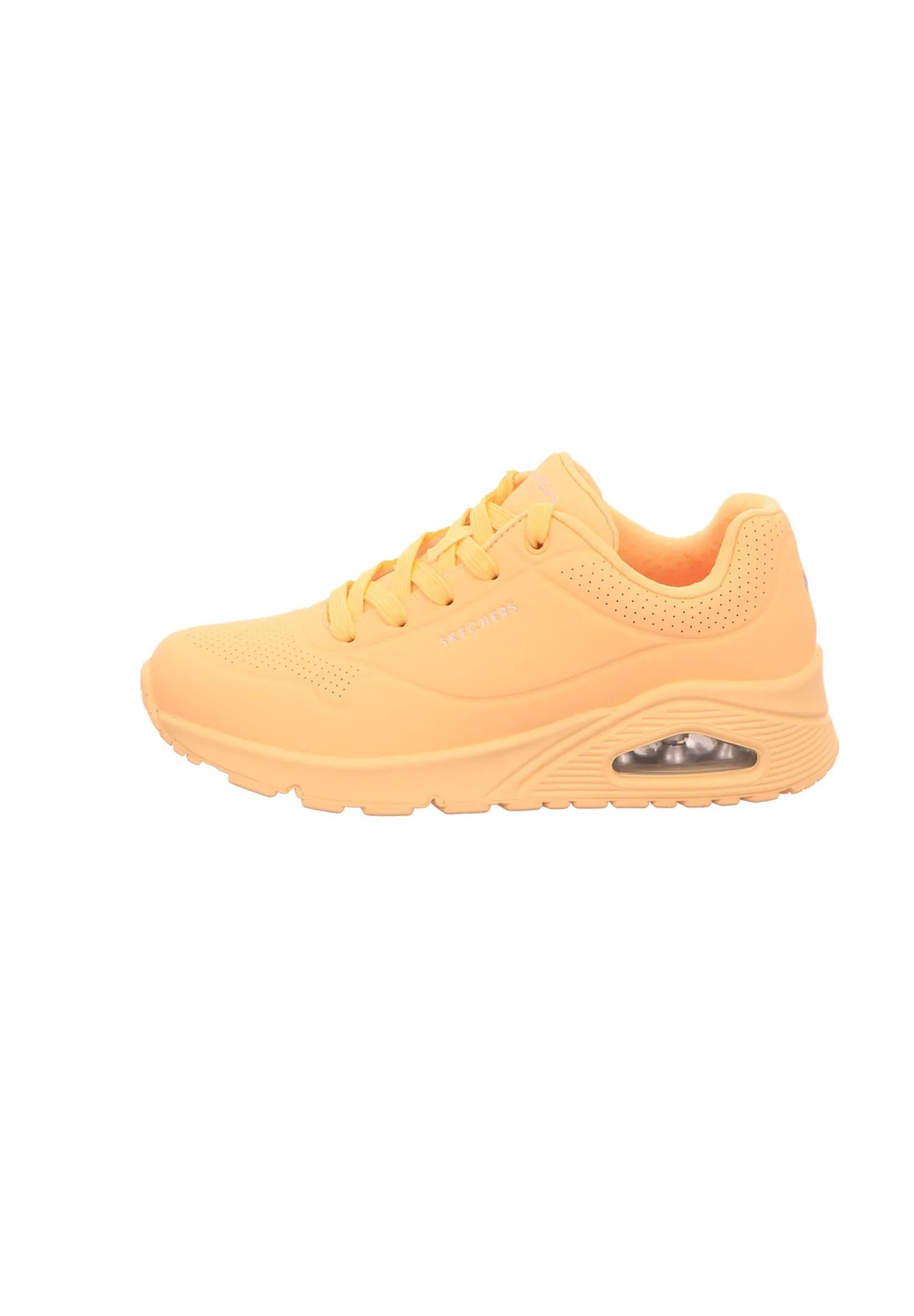 Monochromatische Plateau-Sneaker mit Luftpolsterung