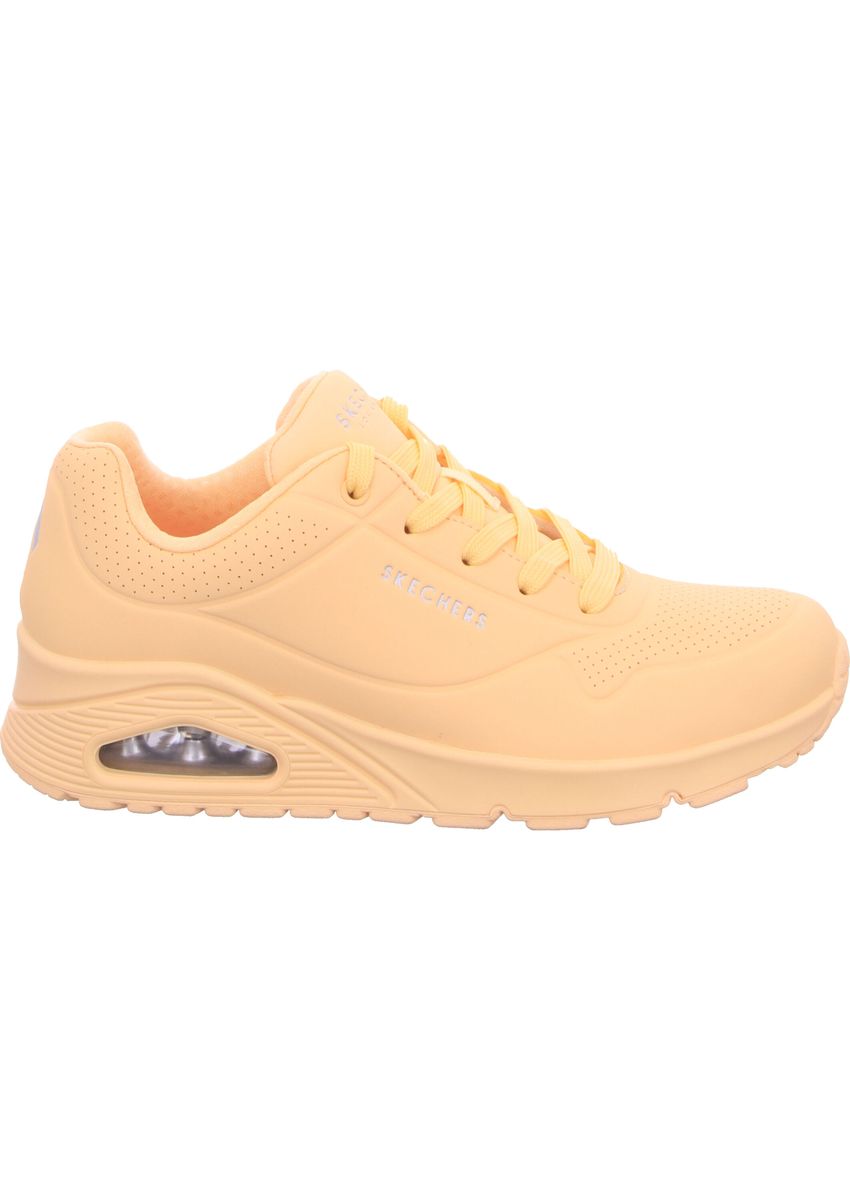 Monochromatische Plateau-Sneaker mit Luftpolsterung
