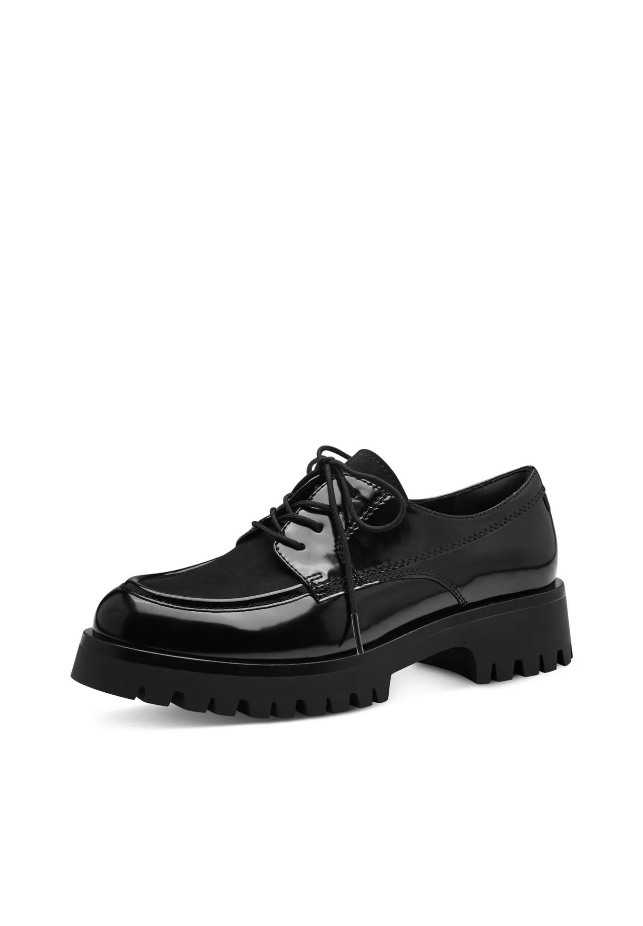 Schnürschuhe mit markanter Profilsohle
