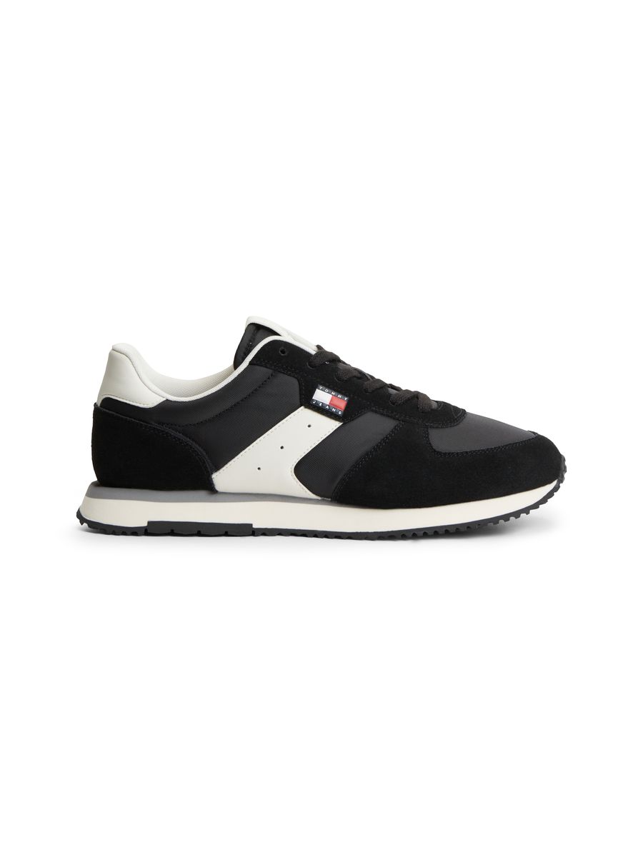 Retro-Runner Sneaker mit Kontrast-Einsätzen