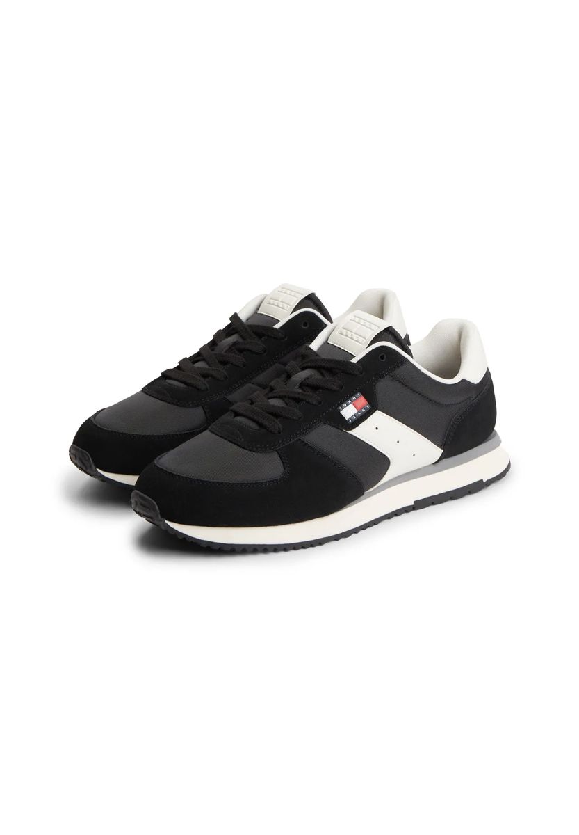 Retro-Runner Sneaker mit Kontrast-Einsätzen