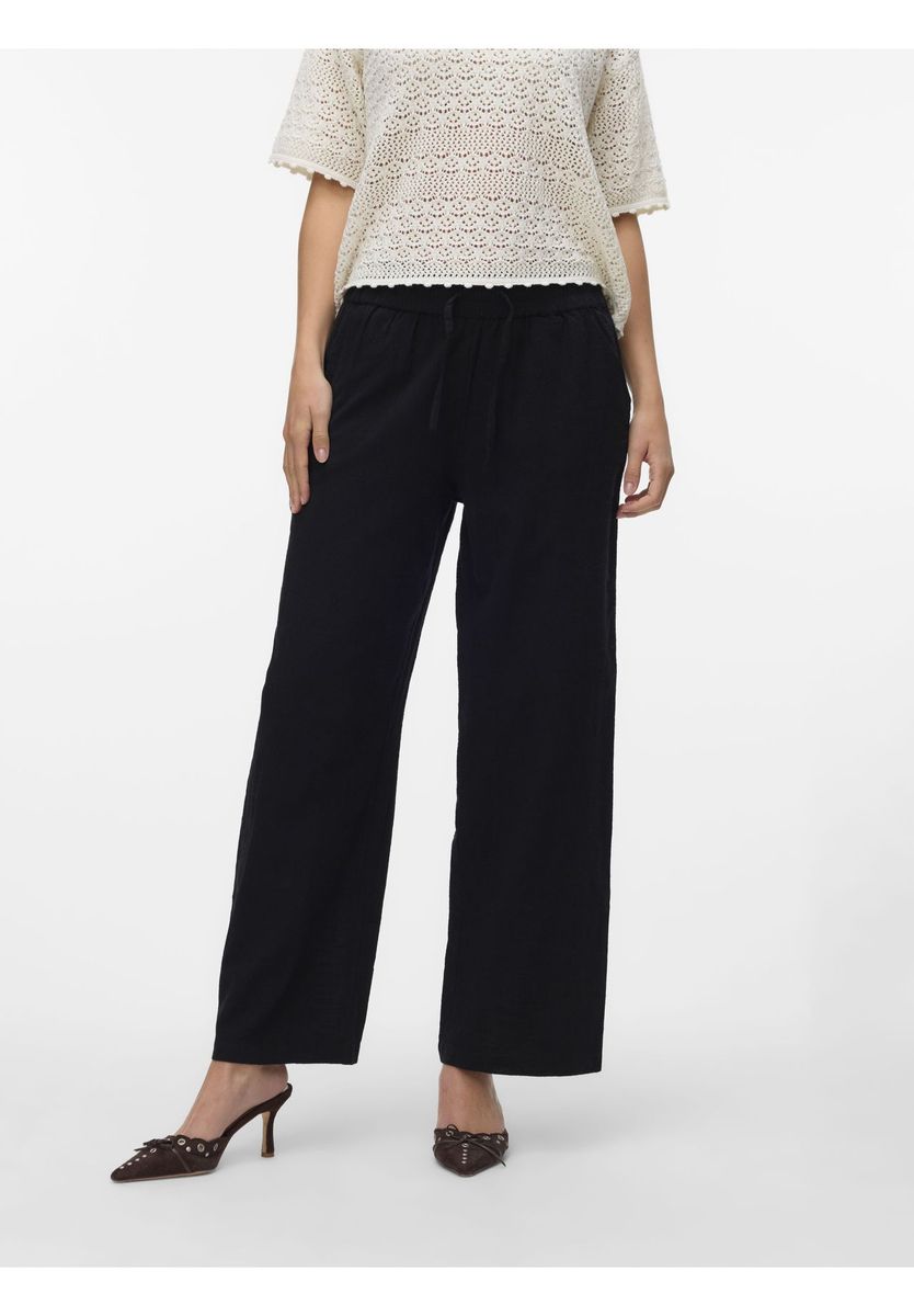 Lässige, weitgeschnittene Hose mit Kordelzug