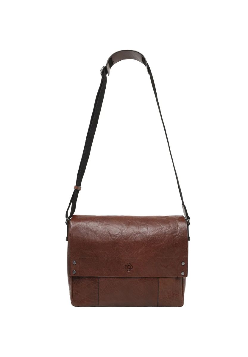 Messenger-Tasche aus gealtertem Leder