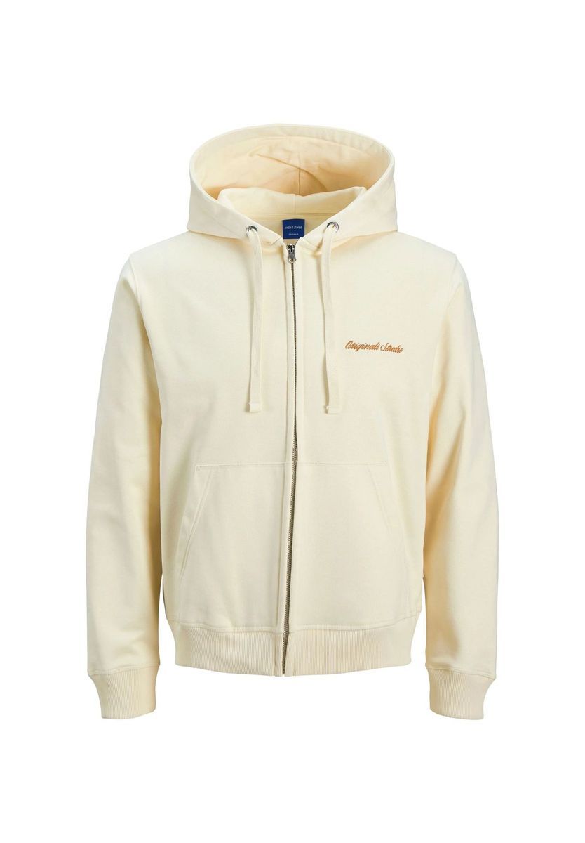 ORIGINALS by JACK & JONES Sweatjacke "Norrebro", Tunnelzug, für Herren, weiß, L