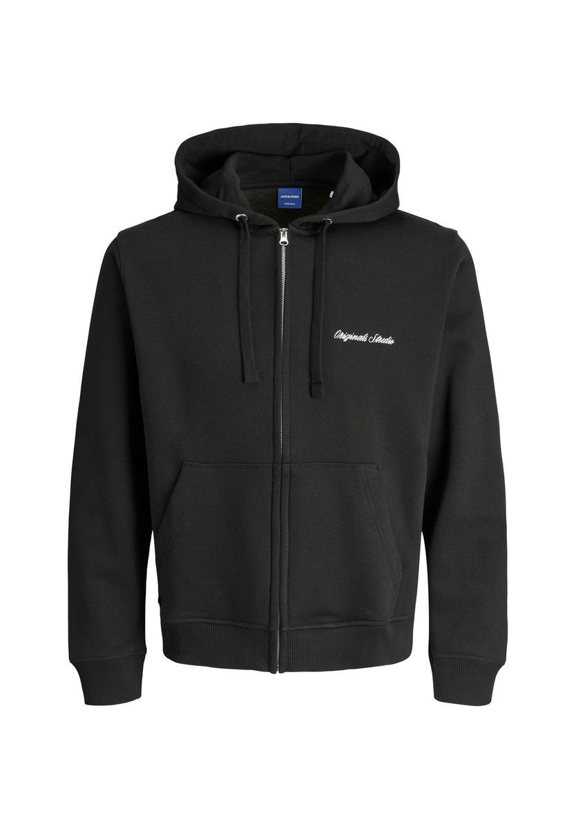 ORIGINALS by JACK & JONES Sweatjacke "Norrebro", Tunnelzug, für Herren, schwarz, L