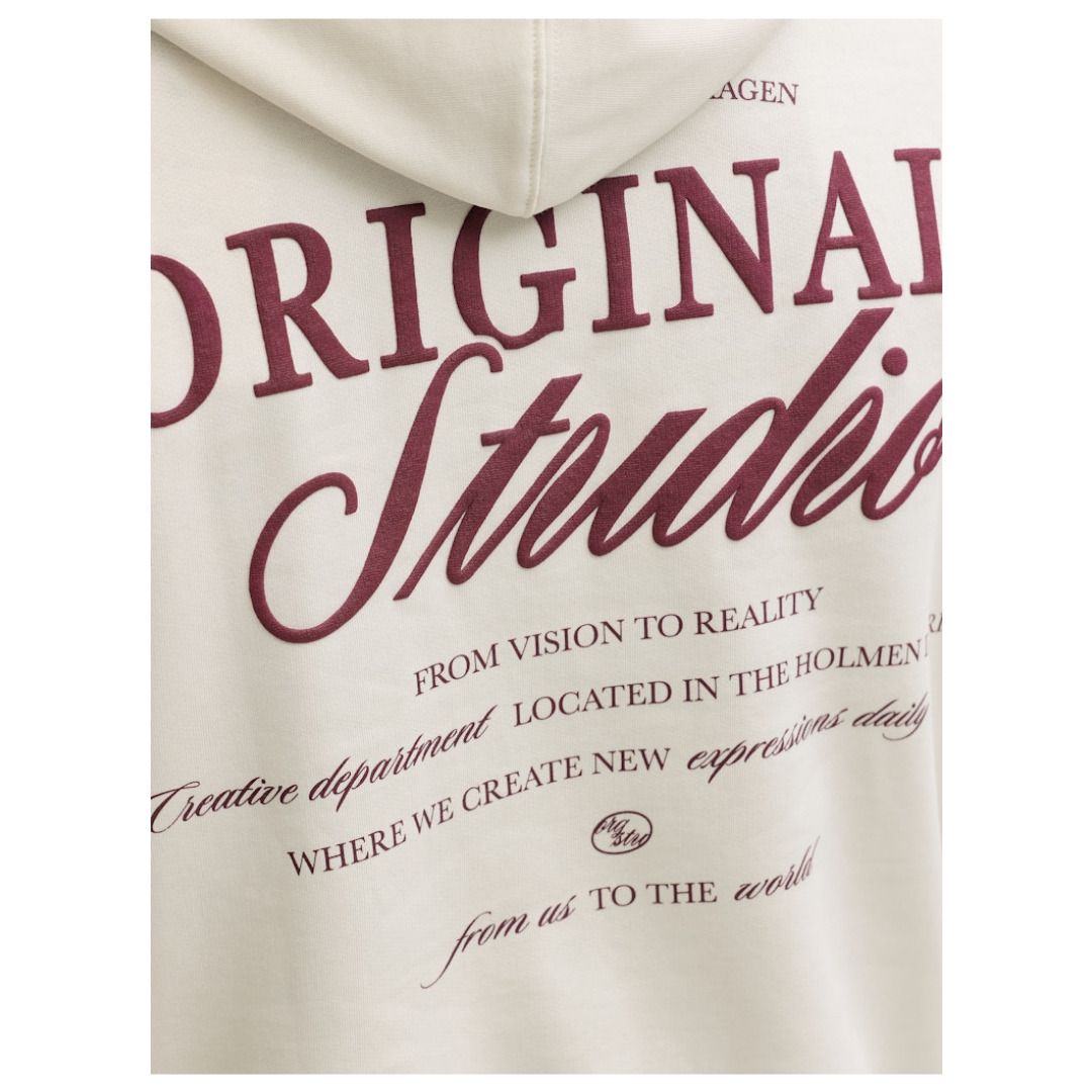 Hoodie mit Schriftzug-Grafik